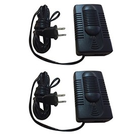 Royal Designs 300 Watt 6' Cord SPT-2 - Lamp Light Dimmer Foot Slider - Black- Pack of 2