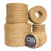 Twisted Manila Hemp Rope (3/8 Inch x 25 Feet) -