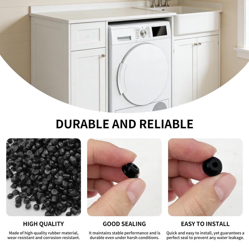 Rubber Stopper Cap for Bosch Tumble Dryer Water Container -