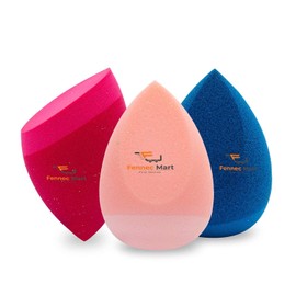Fennec Mart Make up Sponge Beauty Blender Puff -Set of 3 (Multicolor) Makeup Foundation Blender