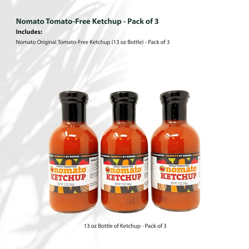 Nomato - 3 Pack of Original Tomato Free Ketchup Sauce