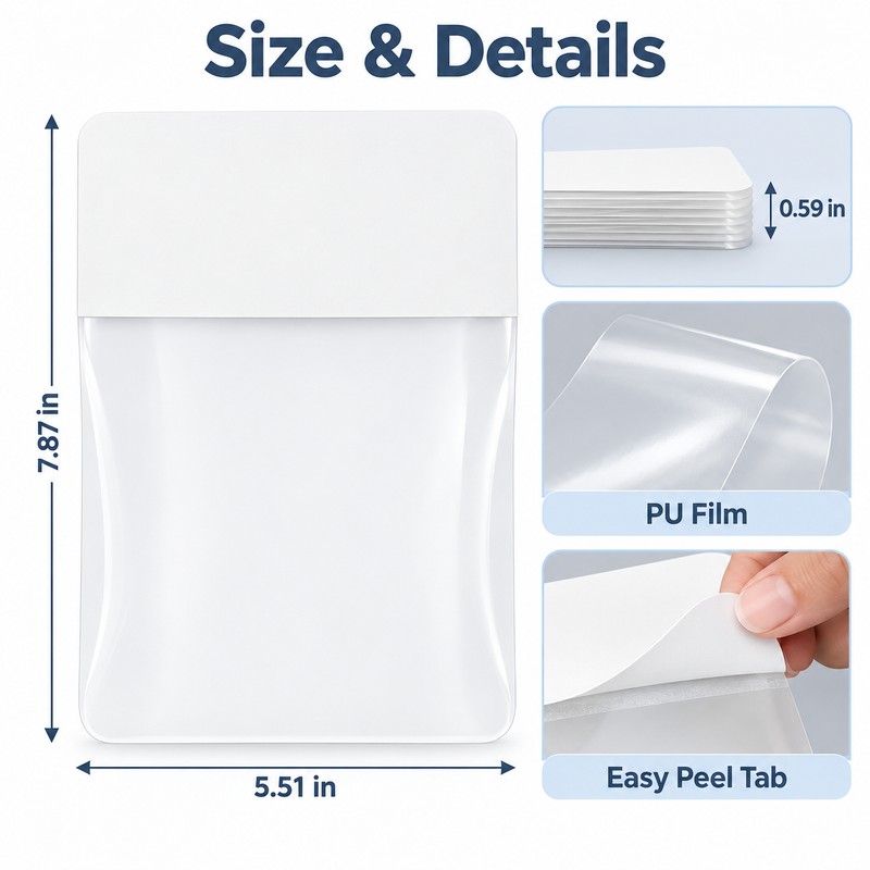 Invisible Leg Lifting Tightening Patches for Thigh Smoothing - Transparent