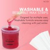 Natural Rose Extract Sugar Wax Hair Removal Kit 450g, 20