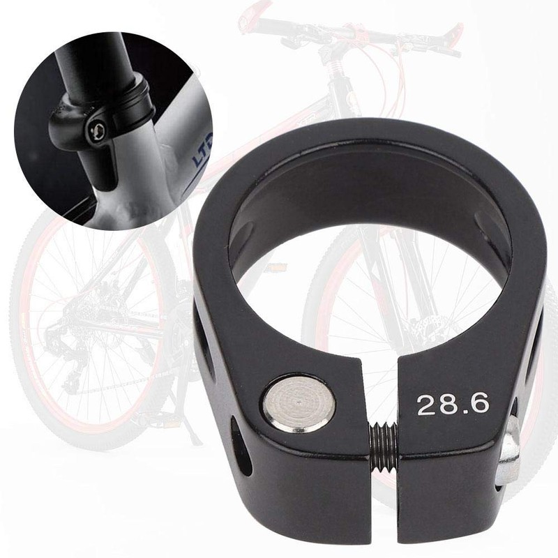 Keenso 28,6mm Abrazadera de tubo de bicicleta,Aleación de Aluminio de
