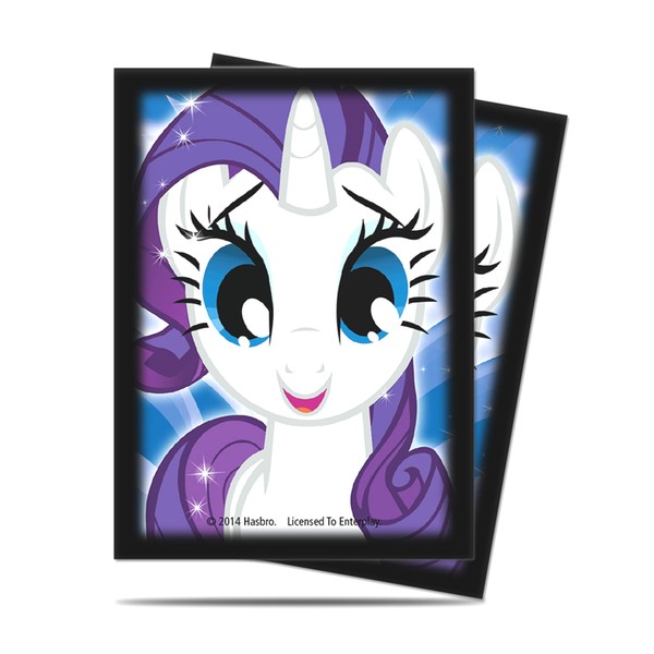 Ultra Pro My Little Pony Deck Protector Sleeves Featuring Rarity (65ct)