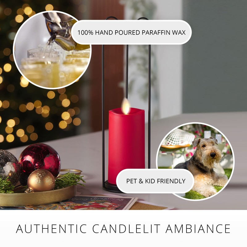 Luminara Heritage Lantern with Outdoor Flameless Candle and Remote (9.5-inch,