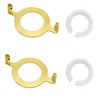 ECUDIS 2 Pcs Uno Lamp Harp Saddle Adapter Converter for