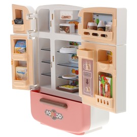 Toddmomy Mini Refrigerator Decor 1 Set Mini Fridge Toy Mini Food Set Tiny Stuff Miniature House Pretend Play Toy