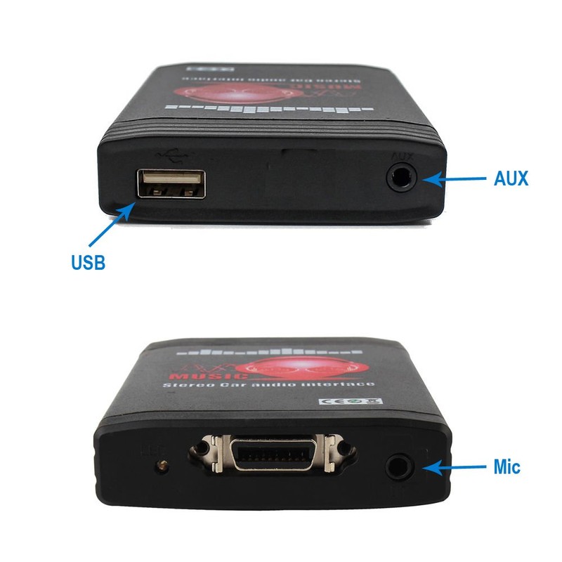 Kit Bluetooth para coche, adaptador de entrada de audio de