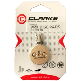 Clarks Cycle Systems Disc Brake Pads, Compatible with Avid BB5, Clarks CMD-17, CMD-17R, Sintered Pad Compound