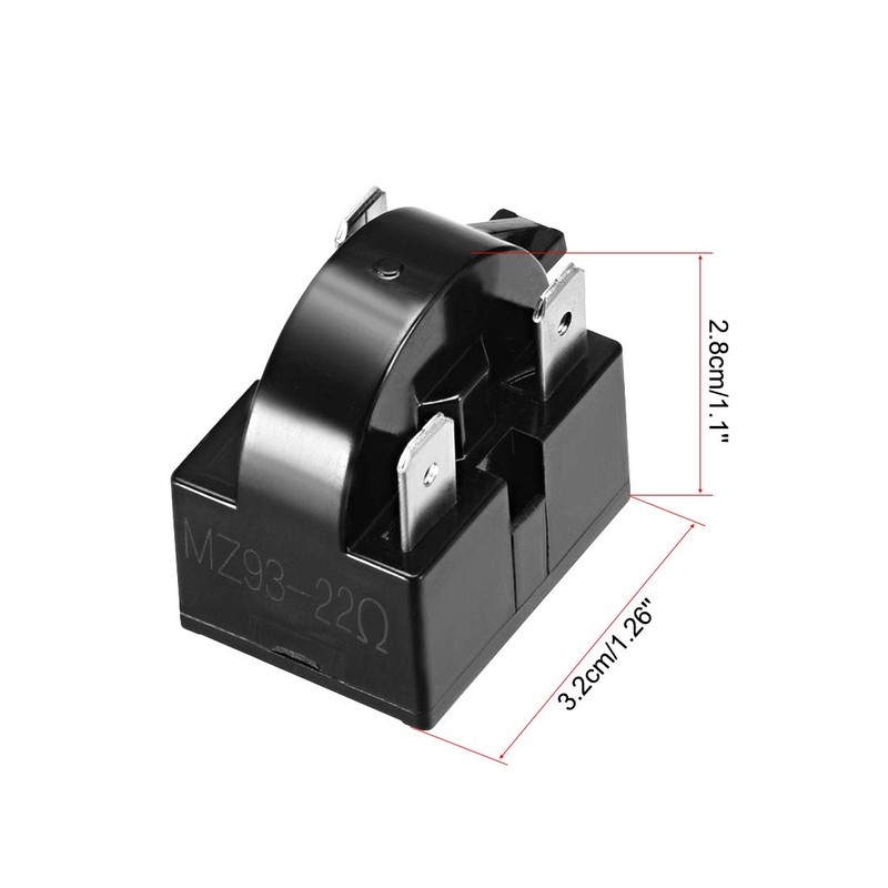 sourcing map 22 Ohm 3 Pin Refrigerator Start Relay for