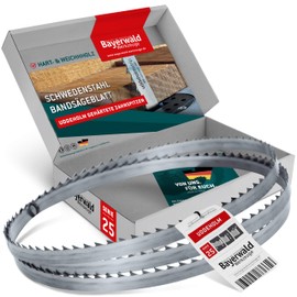 Bayerwald Uddeholm Hardened Tooth Tips Band Saw Blade - 2240 x 15 x 0.5 x 6 / for All Standard Wood Types / Saw Band Suitable for Scheppach hbs 300
