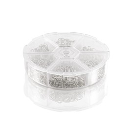 PureSino Round Ring, Gold, Silver, 0.2, 0.2, 0.2, 0.2, 0.2, 0.2, 0.3, 0.36, 0.39, 0.4 inches (4 mm), 0.2 inch (7 mm), 0.3 inches (8 mm), 0.4 inches (10 mm), Accessories Parts, Metal Fittings, Basic Parts, Jump Ring, Jewelry, DIY Crafts, Craft Supplies, H