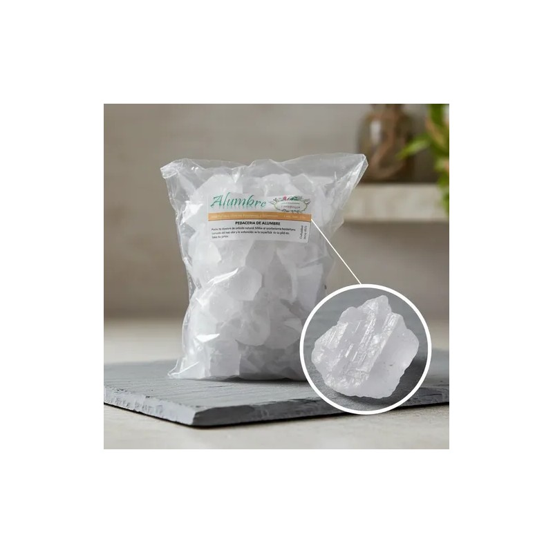 Piedra Alumbre De Potasio Natural 2kg Productos Tenango