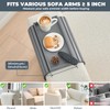 LOVYANXUE Bamboo Sofa Arm Tray, Anti Falling Couch Arm Tray