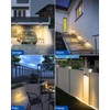 Peasur Solar Outdoor Lights [5 Pack/140LED], 3000K Warm Light Motion