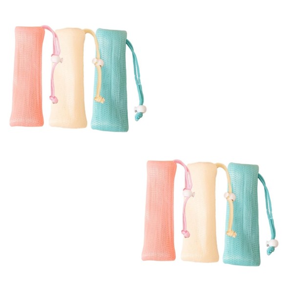 Mikinona 2sets Bar Soap Savers Bag Mesh Travel Toiletries Soap