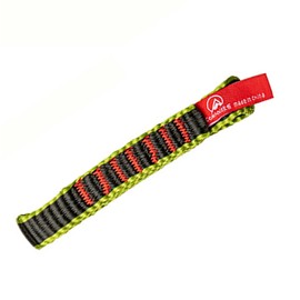 JOTOUCH 12cm Quickdraw Runner,22KN/4850 Nylon Climbing Sling Runner,Nylon Webbing Apply to Rock Climbing, Mountaineering, Hiking, Downhill, Emergency Equipment, etc(Green)