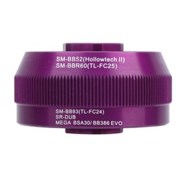 Alomejor Bicycle Bottom Bracket Cup Tool 5 in 1 Multifunctional Bottom Bracket Cup for BB91 BB109 BB30SH PF30SH BB86-30 BB30-30 BBR60 MT800 BB93 BB9000 BB9100(Purple)