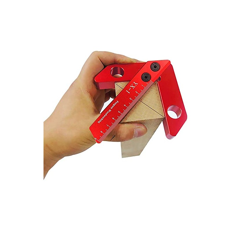 Namvo Woodworking Tool Line Gauge Aluminum 45/90 Degree Right Angle