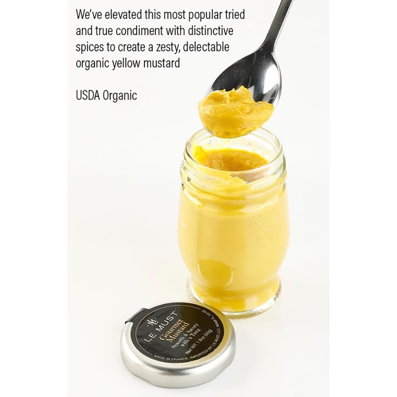 Le Must Premium Glass Condiment Assortment Mini Jars (Le Must