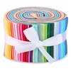 Jelly Roll Fabric, Roll Up Cotton Fabric Quilting Strips, Fabric