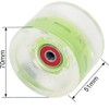 FunTomia Pack of 4 (LED) Longboard/Skateboard Wheels (Big Wheels) in