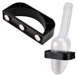 Lyreh Magnetic Ice Maker Scoop Holder Replacement, Excellent Adsorption Scoop Storage Holder for 1.38 Inch Width Scooper Organizer Accessories Compatible with Ge Opal Nugget Ice Maker 1.0 & 2.0