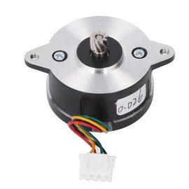 Jectse Round Stepper Motor, 2 Phase 1.8 Step Angle DC 2.4V 1A, 36mm for Lab 3D Printer Extruder, Made of Stainless Steel, High Torque, Long Service Life