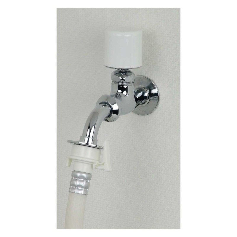 Kakudai 792-643 Single Faucet for Washing Machines, Water Hammer Absorption