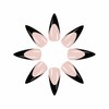 MISUD Press on Nails - Long Stiletto Glue on Nails