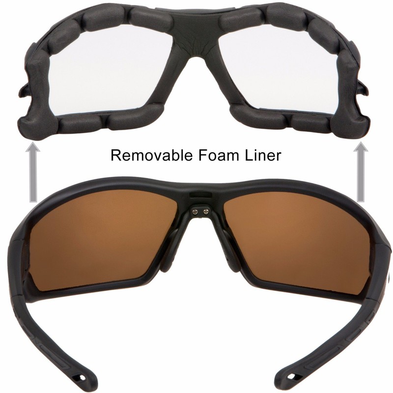 WYND Blocker Polarized Riding Sunglasses Extreme Sports Wrap Motorcycle Glasses