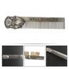 FOMIYES Stainless Steel Fine Tooth Hair Comb for Men Dandruff