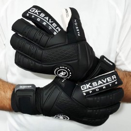 GK Saver Soccer Goalie Goalkeeper Gloves Professional pro Level Passion Ps10 Wet & Dry Hybrid Cut SaveFingers (Passion Ps10 Size 6)