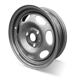 For 2008-2014 Smart Fortwo II 15 Inch Painted Silver Rim - OE Direct Replacement - Road Ready Car Wheel