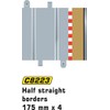 Half Straight Borders 175mm (Set Of 4) Scalextric Accessory Pack