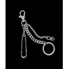 Monoflux Clothing Pin Pendant Chain Key Ring