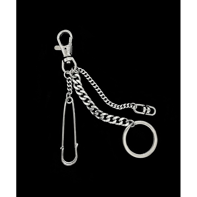 Monoflux Clothing Pin Pendant Chain Key Ring