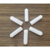 NATURAL WHITE AGATE SINGLE TERMINATED GEMSTONE CRYSTAL PENCIL POINT (ONE)