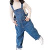 KAKELO Kids' Denim Overalls, Japanese Planning, Loose, Wide, Children's Clothes,