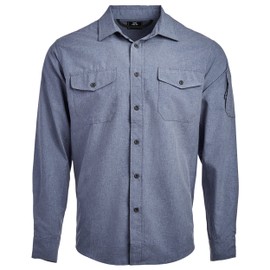 Vertx Recce Technical Long Sleeve Tactical Shirts for Men, Concealed Carry, Outdoor, Overlanding, Hiking, Adventure, XL, Estate Blue