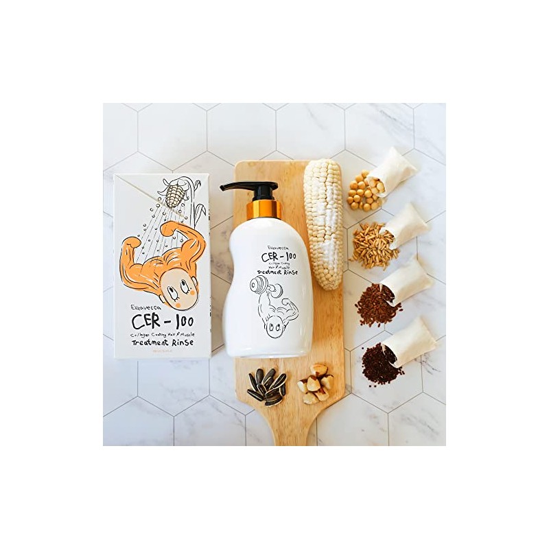 Elizavecca CER-100 Collagen Coating Hair Muscle Treatment Rinse 500ml/16.9 fl.oz.