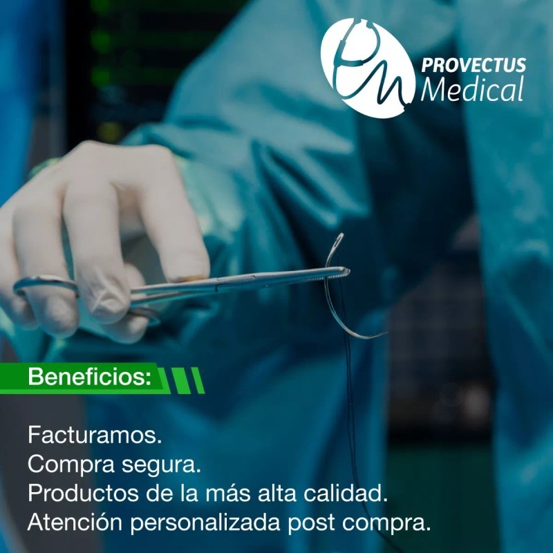 Tagum Sutura Catgut Crómico 0 1/2 Circulo Redonda 25mm 70