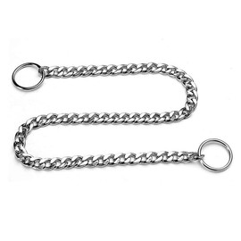STK Collar, Stainless Steel Chain, For Dogs, Discipline, Prevents Chewing, For Small Dogs, Pets, For Going Out, Durable, Strong (1.4 x 23.6 inches (3.5 x 60 cm), Set of 2
