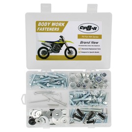 CYCBOLT 120PCS Dirt Bike Bolt Kit Fit for RM100 RM125 RM250 RM60 RM65 RM80 RM85 RMX250 RMX450Z RM-Z250 RM-Z450 Bodywork Bolts Screws Fasteners Kit