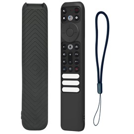 USTIYA Control Funda para TCL TV RC902V FMR1 FAR2 FMR4 FMR5/RC923 FMB3/ RC833 GUB1 (2023) / RC813 FMB1 Case Remoto Case Smart MI TVS Shockproof Cover Accesorios (Negro)