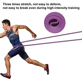 Lila Fitnessbander Widerstandsband 45–100LBS Klimmzugbänder Trainingsbänder Gummiband Sport Widerstandsbänder Krafttraining Resistance Bands für Muskelaufbau, Heimtraining, Klimmzüge,Calisthenics,Yoga
