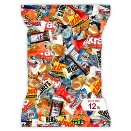Bulk Chocolate Assortment Variety Pack - Chocolate Candy Variety Pack - 12 lb Bag of Mixed Bulk Candies, Milk, Dark and more! Bulk Candy Mix for Bag Stuffers - Candies - Choco Varieties (12 LBS)