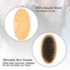 Set de cepillo y peine de barba de cerdas naturales