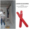 2Pcs Aluminum Alloy Step Ladder Hinge Replacement, red attic Ladder